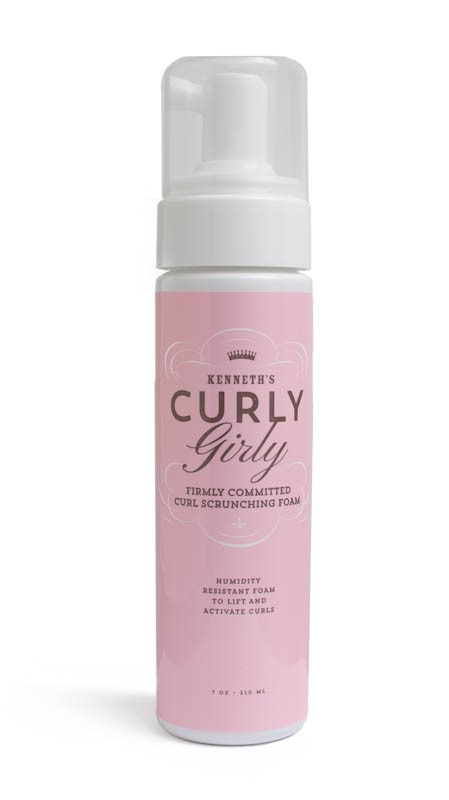 Kenneth’s Curly Girly Curl Scrunching Foam