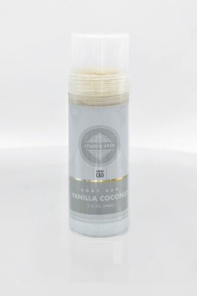 Chakra Skin CBD High Potency Body Bar Vanilla Coconu