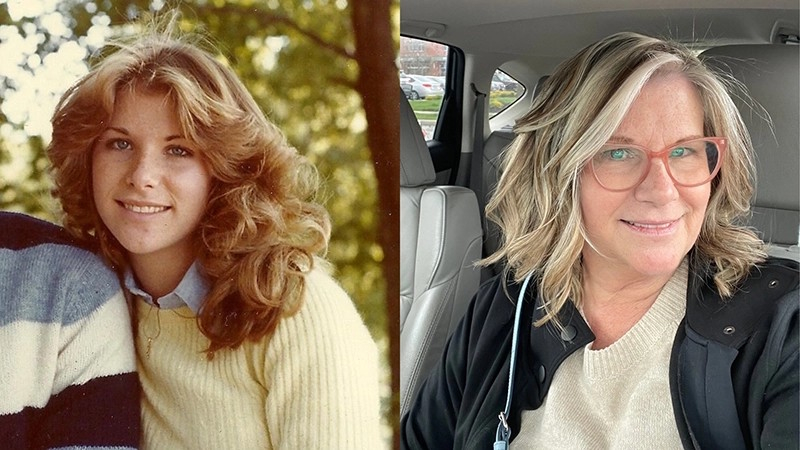 Then and Now picture of clients