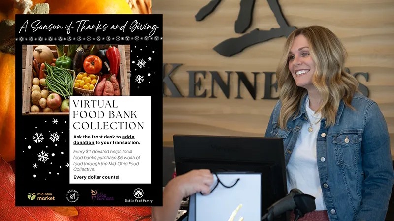 guests can add a donation directly to their transaction at any Kenneth’s location