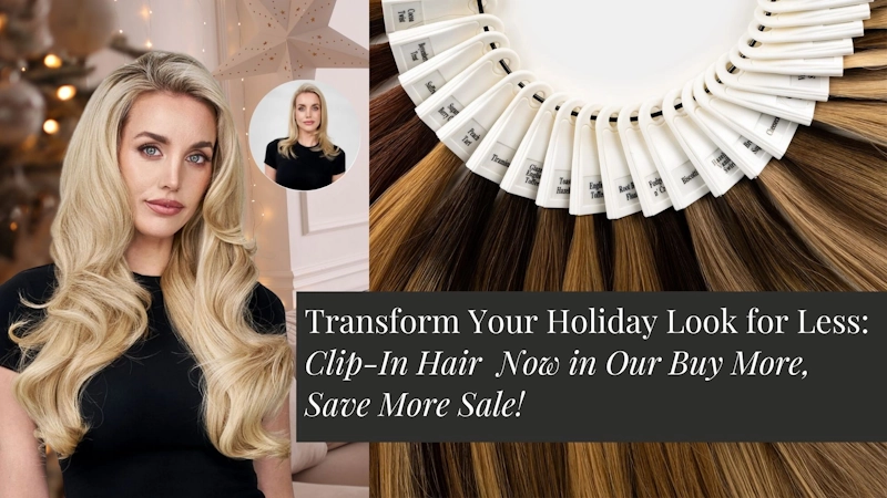 Transform Your Holiday Look for Less with Clip-In Hair Extensions