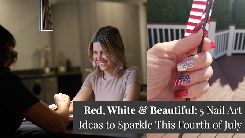 Red, White & Beautiful: 5 Nail Art Ideas to Sparkle This Fourth of July